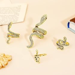 Harry and Henry Snake Ring Jewelry Adjustable