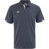 adidas Mens Team Polo Lead/White :Size S