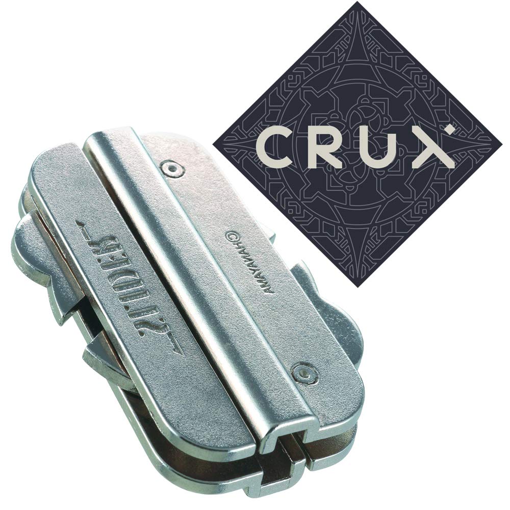 Hanayama Cast Slider Puzzle - Level 3 of 6 - Mid Range - Includes Crux Sticker
