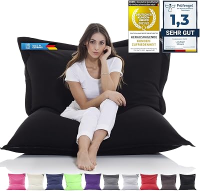 LAZY BAG XXL Bean Bag Chair 180x140cm for Kids & Adults - Premium Comfort