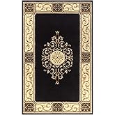 Superior Elegant Medallion Collection 4' x 6' Area Rug, Attractive Rug with Jute Backing, Durable and Beautiful Woven Structu