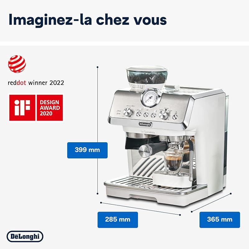 La Specialista Arte - Machine à Espresso 3 Boissons Préréglées
