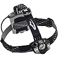 Princeton Tec Apex Headlamp with Dimmable 650 Lumens White Maxbright LED, IPX7 Water Resistance and 12 Hour Burn Time, Essential for Backpacking, Camping, Caving, and Safety, Black