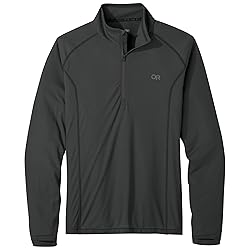 Outdoor Research Men's Echo Quarter Zip, Storm, L