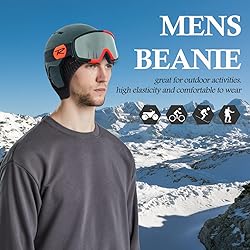 Winter Beanie Hats for Men Outdoor Stretchy Knit