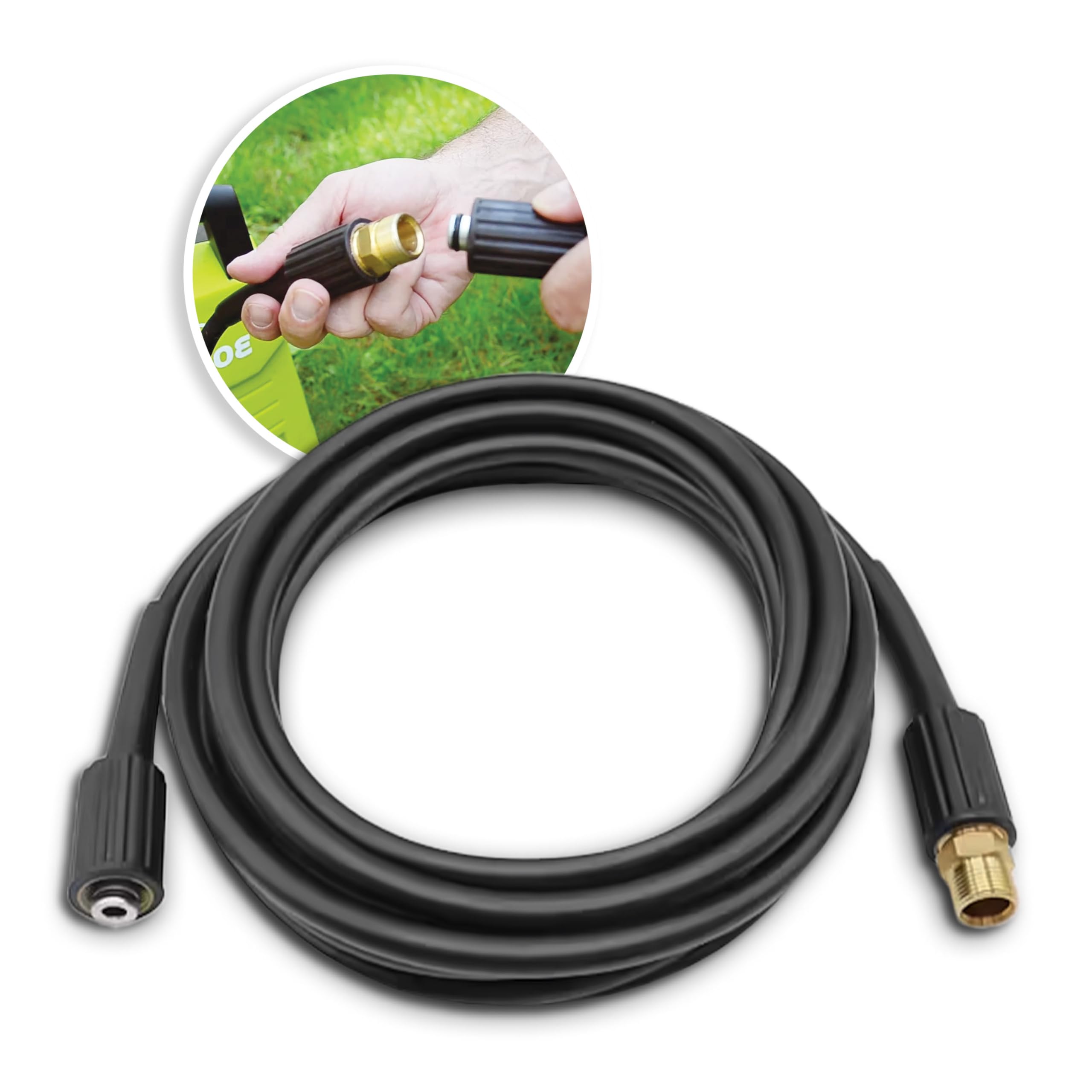 Sun Joe SPX-25H 25' Universal Pressure Washer Extension Hose for SPX Series and Others