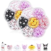 Nail Charms 140pcs, for DIY Nail Art Manicure Decoration Supplies, 3D Nail Charms