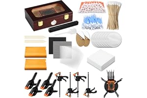 Didaey 539 Pcs Card Flattening Tool Kit Trading Card Repair Accessory Grading Cleaning Kit for Collectors Collectible Cleaning Protect Fix Bent Cards Flatten Lifted Edges Accessories