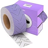 Shineboc Purple Ceramic 120 Grit Sandpaper Roll, 2-3/4" x 13 Yard, Hook & Loop Multi-Hole Continuous Roll for Automotive, Wood, Metal Sanding