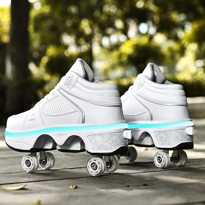 MYDFG Kick Roller Chaussures Roller Skateshoes Multifunctional