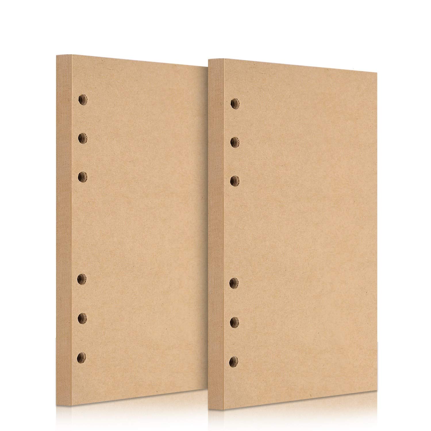 Photo 1 of A6 Refill Paper, 320 Pages A6 Loose Leaf Paper 6 Hole Notebook Refills for 6 Ring Refillable Binder Notebook Planner Diary Journals Painting Personal Organiser-Blank Pages