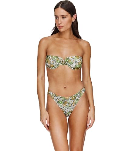 Amazon.com: Gottex Flirtt Bikini Bottom - Floral Mesh Fabric, Mid