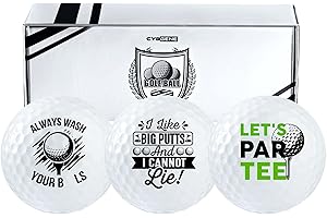 CybGene Funny Golf Gifts Set for Men, Golf Balls Set for Golf Lovers, Perfect for Dad, Boss, Grandpa for Birthday