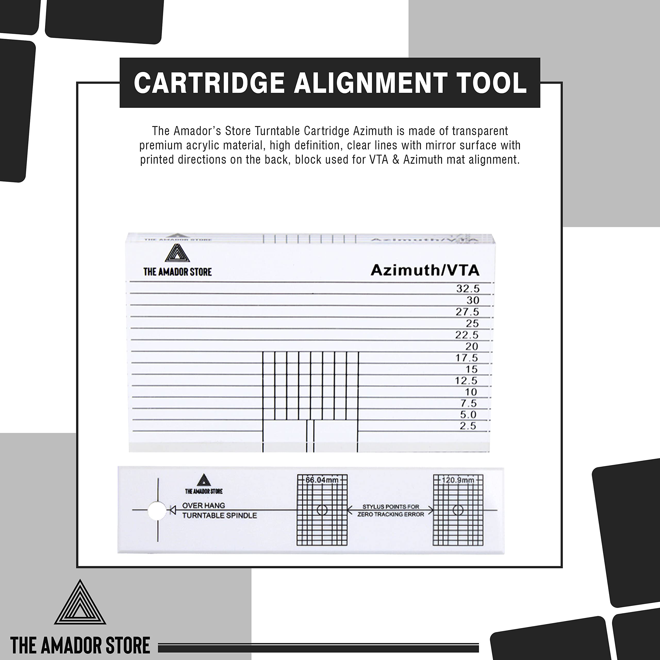 Mua The Amador Store Turntable Phono Cartridge Stylus Alignment ...