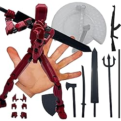 QAONIE 3D Printed Enlarge Body Size 8.1-inch Action