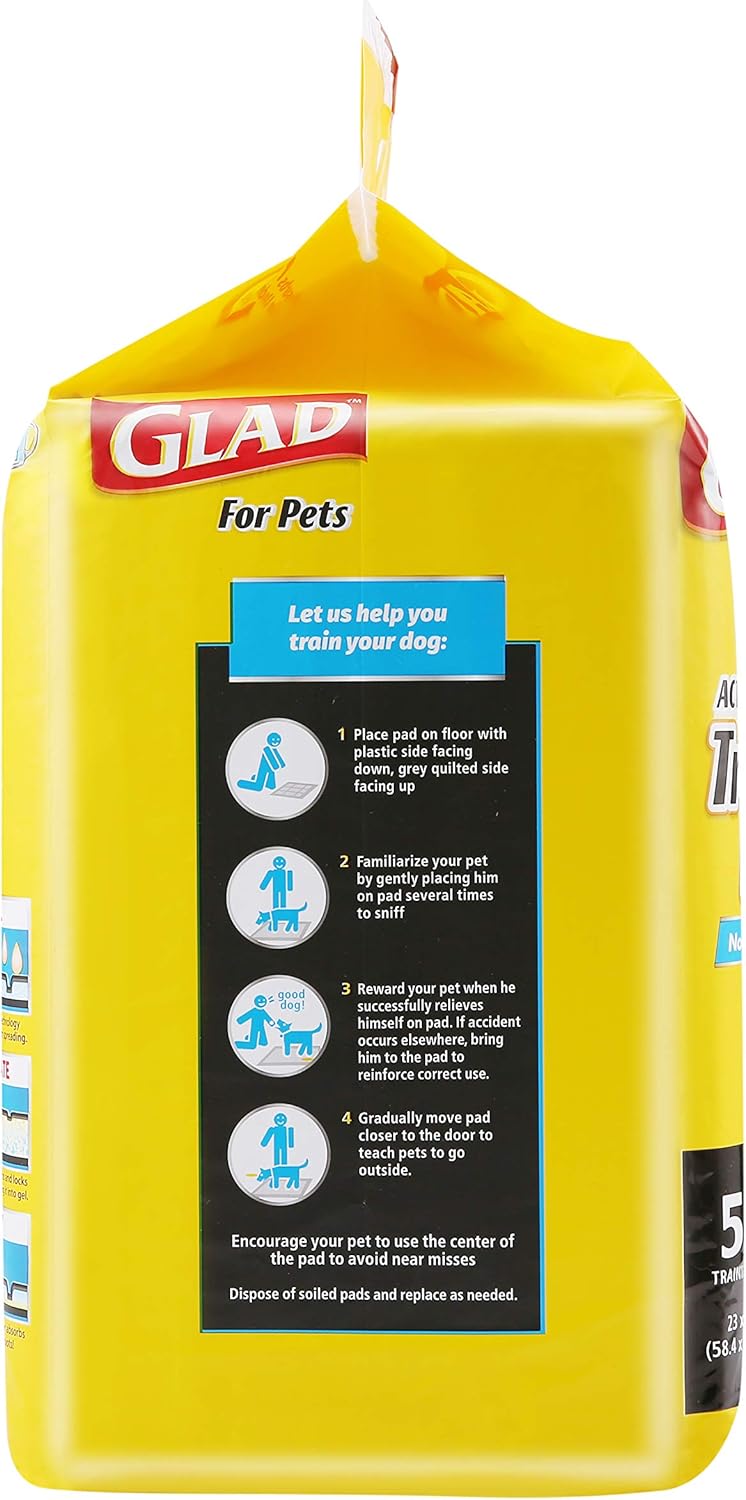 Glad for Pets Activated Carbon Training Pads for Puppies and Senior