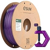 eSUN PETG Filament 1.75mm, 3D Printer Filament PETG, Dimensional Accuracy +/- 0.05mm, 1KG Spool (2.2 LBS) 3D Printing Filament for 3D Printers, Solid Purple