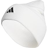 Adidas Men's Wide Cuff Beanie – Tall Fit Slouchy Cuffed Knit Winter Hat