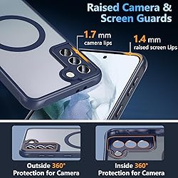 Hensinple for Samsung Galaxy S21 Plus Case with