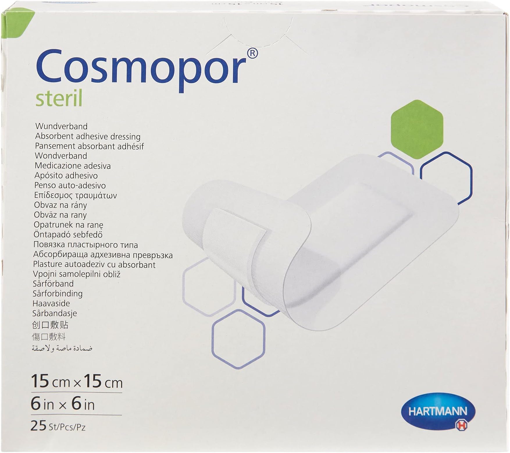 CosmoporDressing 6" X 6" - 1 Dressing Each 900823