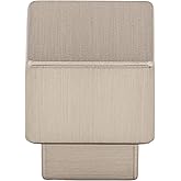 Top Knobs TK32BSN Sanctuary Collection 1" Tapered Medium Square Knob, Brushed Satin Nickel
