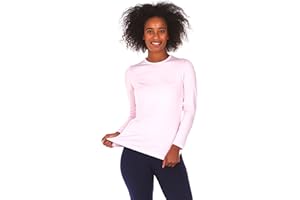 Thermajane Long Sleeve Thermal Shirts for Women Cold Weather, Womens Thermal Underwear Tops, Base Layer Women Thermal