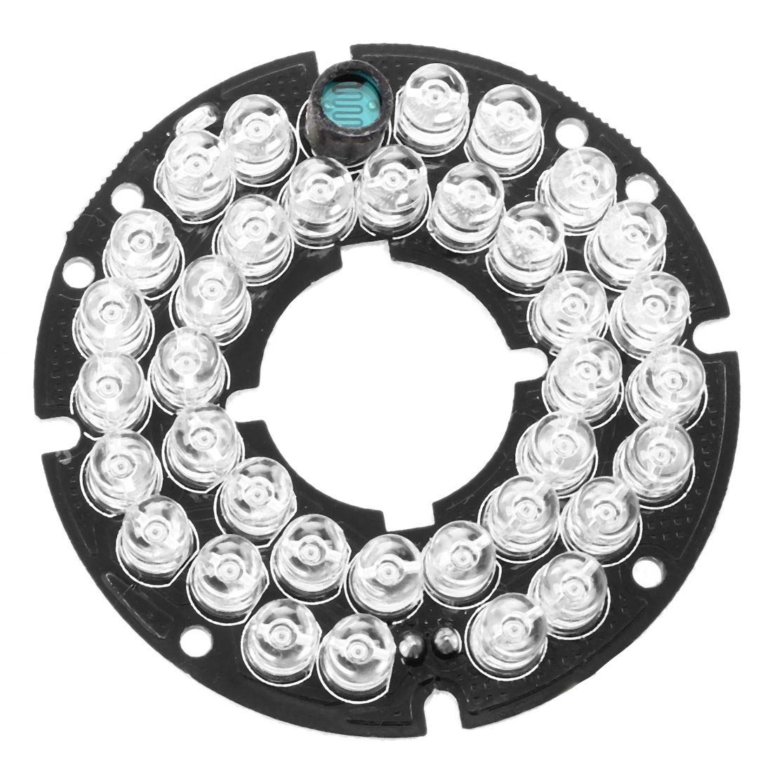 CENPEK 36 LED 850nm IR Infrared Board 90 Degree Round Plate IR Illuminator Board Bulb for CCTV Security Camera