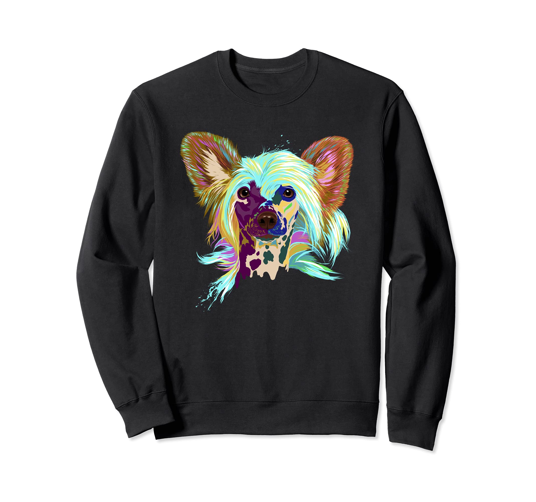Colourful Dog Chinese Crested Sweatshirt