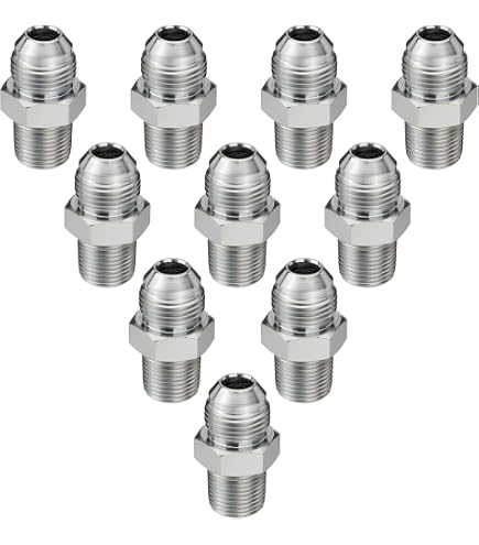 Parker 4 FTX-S Male Adapter 1/4 JIC X 1/8 NPT Male Steel: Amazon