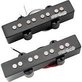 Wilkinson M-series WOJB Vintage Alnico 5 Single Coil J Bass Pickups Set | Variable Gauss, for 4-string J Bass