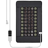 XUYU Far Infrared Heating Pad Mat for Back, Neck, Shoulders, Cramps, Pain Relief with Natural Jade and Tourmaline, Auto Shut