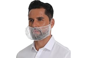 Lifesoft 200 Pack Beard Covers Protector, Disposable Bouffant Beard nets