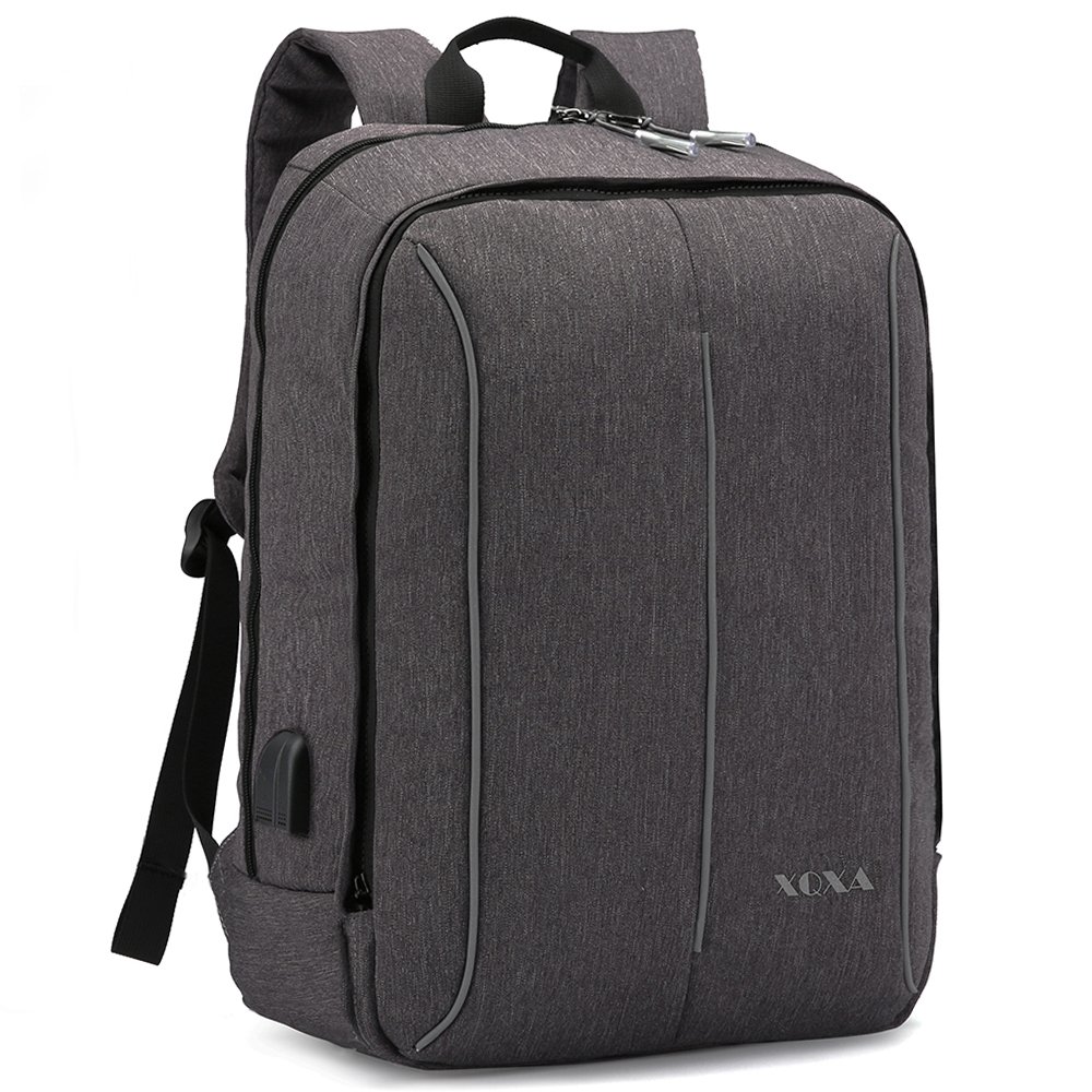 XQXA Mochila Portátil Impermeable Backpack Para Ordenador Hasta Pulgadas Con puerto de