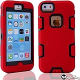5C Case, iPhone 5C Case Cover, Magicsky Full Body Hybrid Impact Shockproof Defender Case Cover for Apple iPhone 5C, 1 Pack(Bl