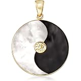 14K Yellow Gold Yin Yang Chinese Taoist 