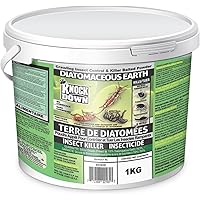 KNOCK DOWN - Diatomaceous Earth Insect Killer, Cockroach, Flea, Ant, Silverfish, Bed Bug Killer for Indoor and Outdoor Use, F