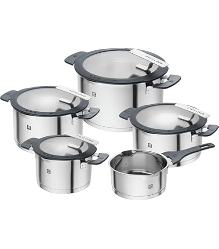 Amazon.com: ZWILLING Clad CFX 7-pc Stainless Steel Ceramic