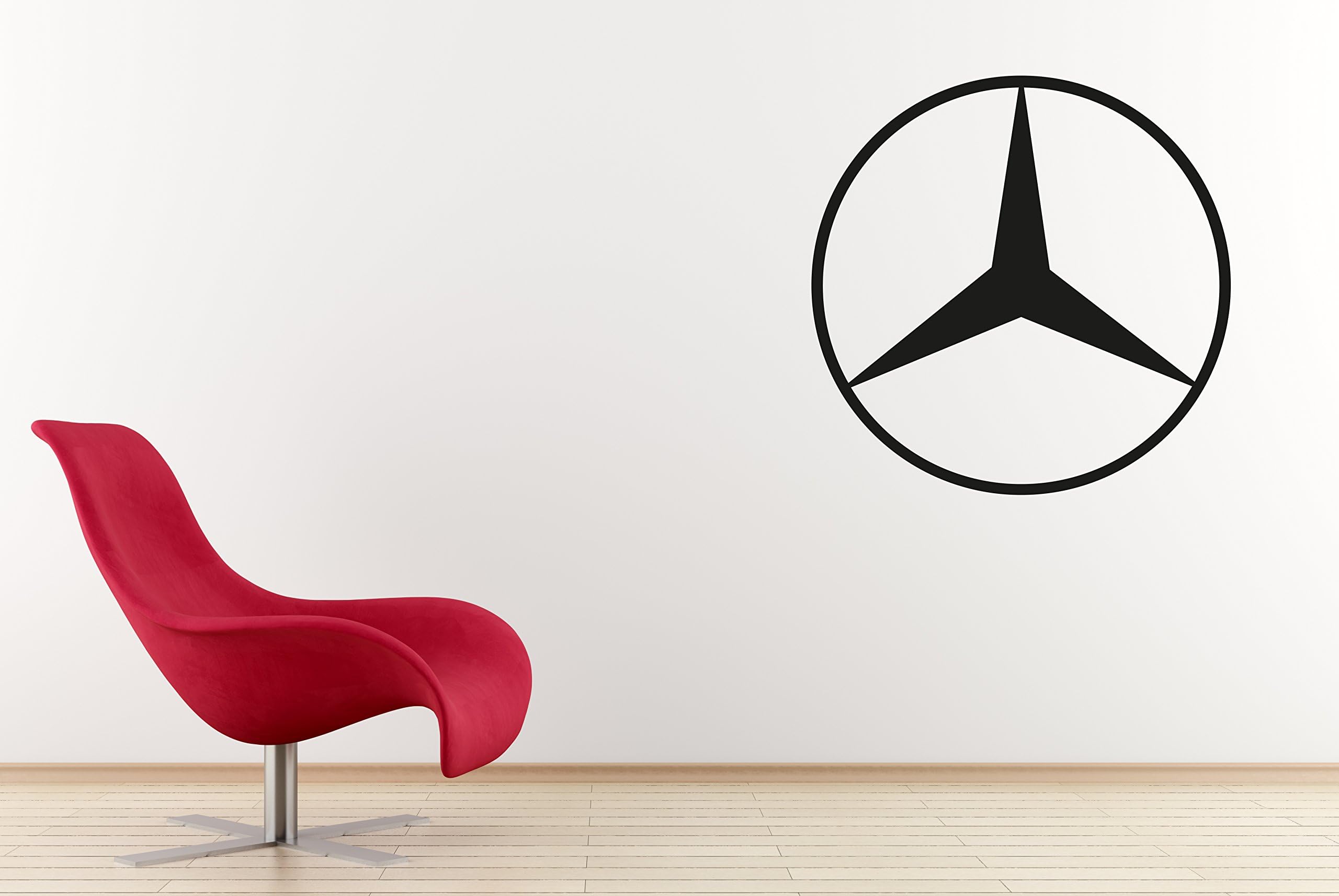 West Mountain Inc Mercedes Benz Car Logo Wall Decal Sticker