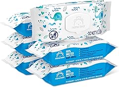Amazon Brand - Mama Bear 99% Water Based Baby Wipes, Hypoallergenic for Sensitive Skin, Fragrance Free, 432 Count (6 Packs of