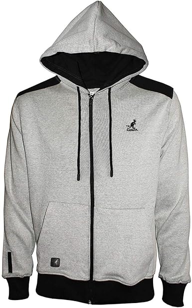 white zip front hoodie