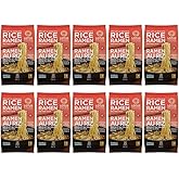 Lotus Foods Millet & Brown Rice Ramen with Red Miso Soup,. Gluten-Free Noodles, 80g, Pack of 10