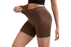 INNERSY Women's Slip Shorts for Under Dresses Seamless Anti Chafing Shorts 6.7" Inseam Multi-Pack