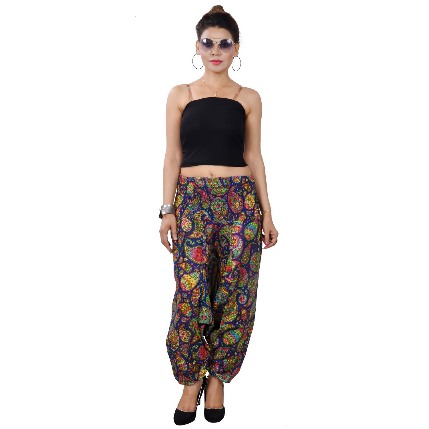 fusfus women's printed harem pant/afghani pant/palazzo/pyjama (fs01)