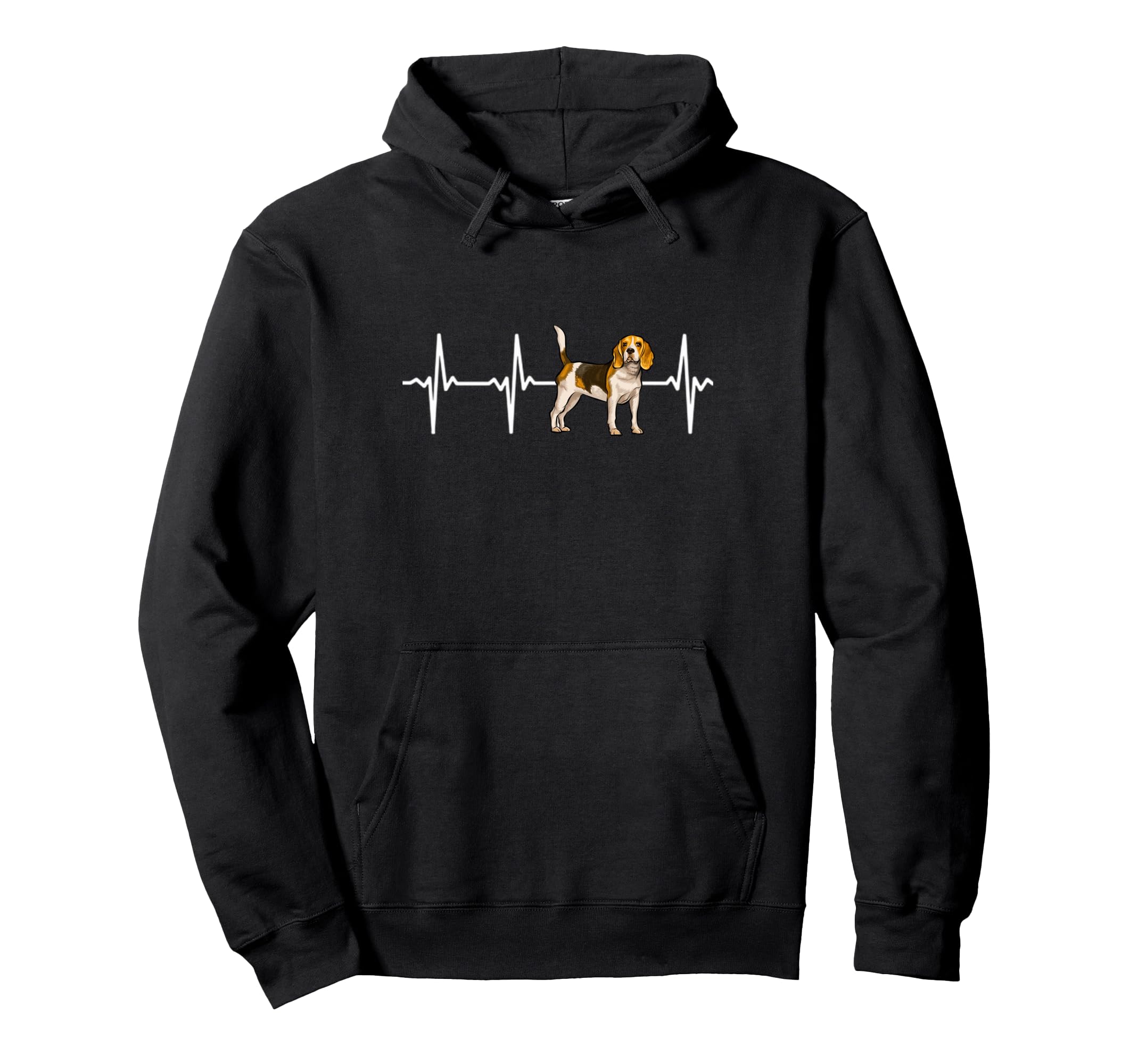 Beagle Heartbeat Love My Dog Pullover Hoodie
