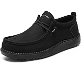 1TAZERO Men's Extra Wide Slip-On Shoes Loafers Orthopedic Diabetic Shoes for Swollen Feet Comfortable Walking with Arch Support for Plantar Fasciitis
