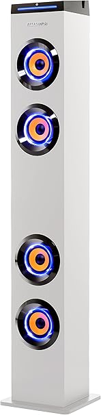 art and sound tower speaker