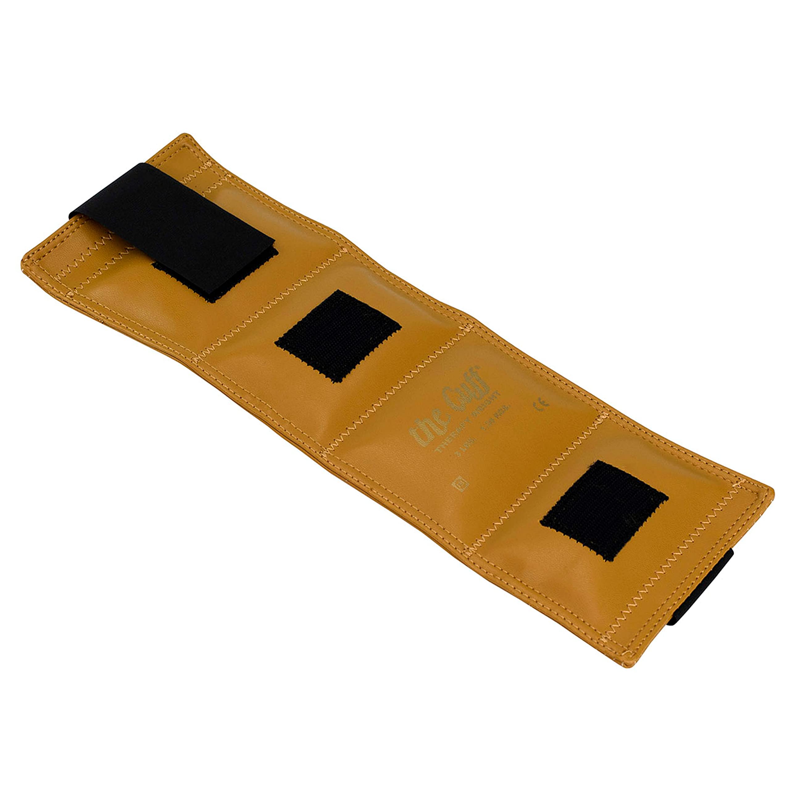 CanDo Weight cuff - wrist and ankle weights - 1.4 Kg, gold - alternative to dumbbells