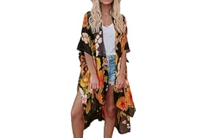 Breezy Lane Kimonos for Women Swimsuit Coverups Beach Cover Up Swimwear Cardigan Summer