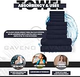 GC GAVENO CAVAILIA Towels 10 Piece Egyptian Cotton Navy Bale Set 4xFace 4xHand view 5