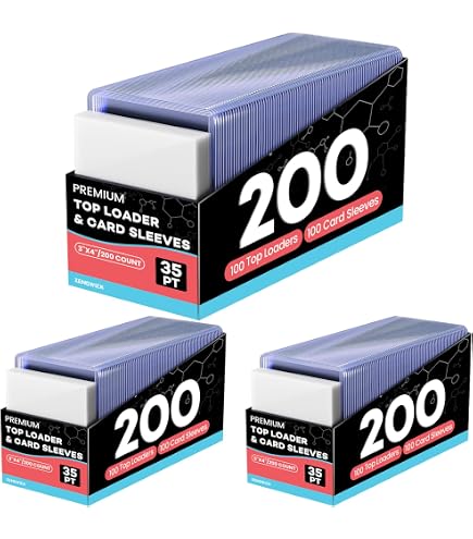 Présentoir de cartes à collectionner en bois massif rustique à 3 niveaux pour cartes de sport et TCG (grain de bois